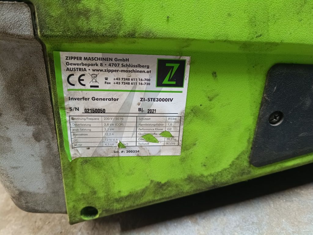 Agregat prądotwórczy zipper