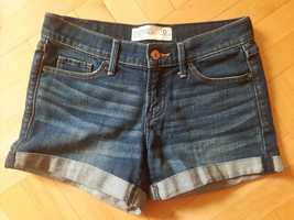 Abercrombie & Fitch krótkie spodenki damskie jeansowe 0 25