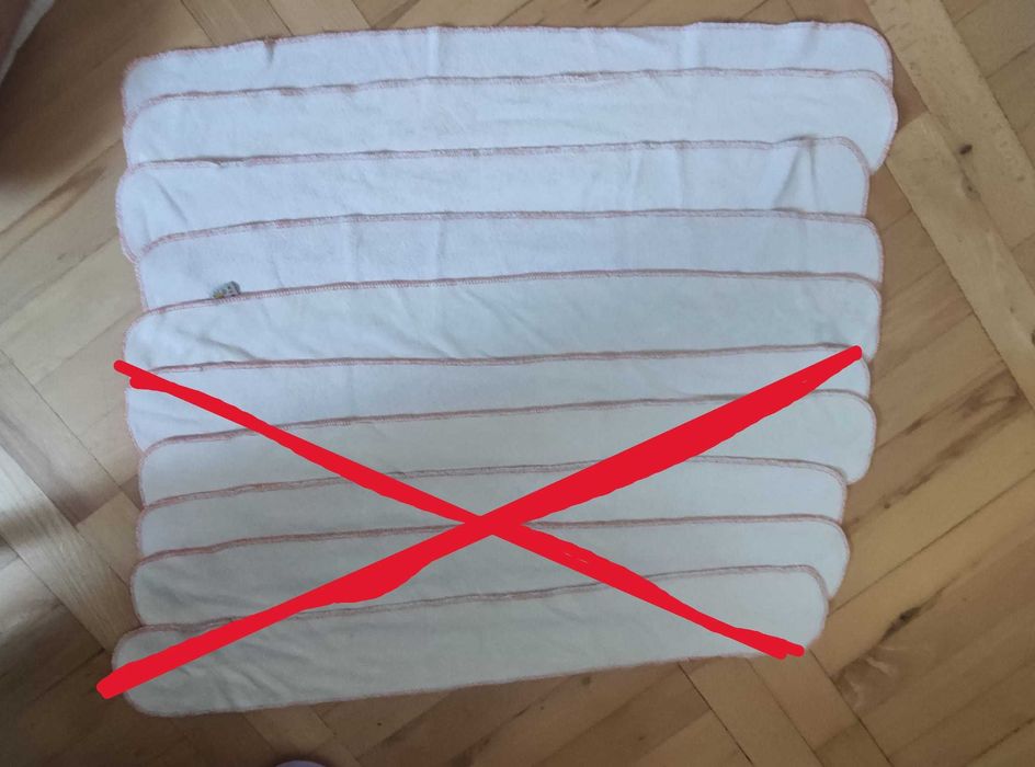 Długie wkłady do pieluchowania 17 szt