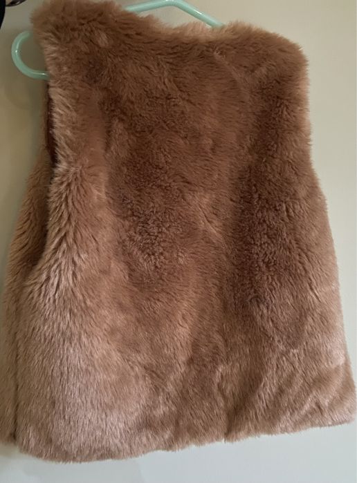 Kamizelka futerko dla dziewczynki 110