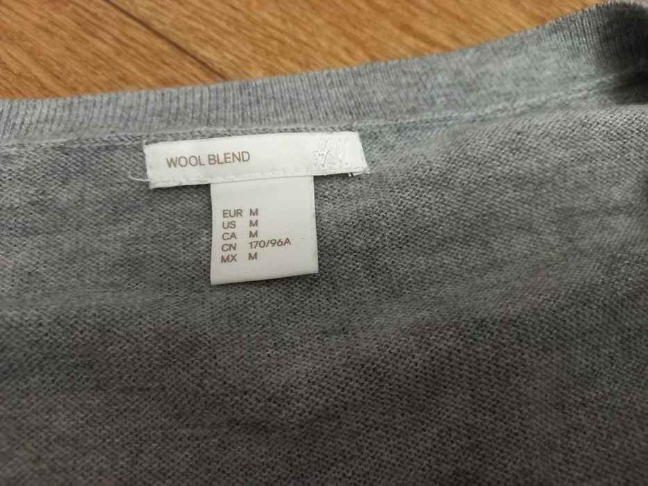 H&m шерстяной пуловер свободного фасона, С-М