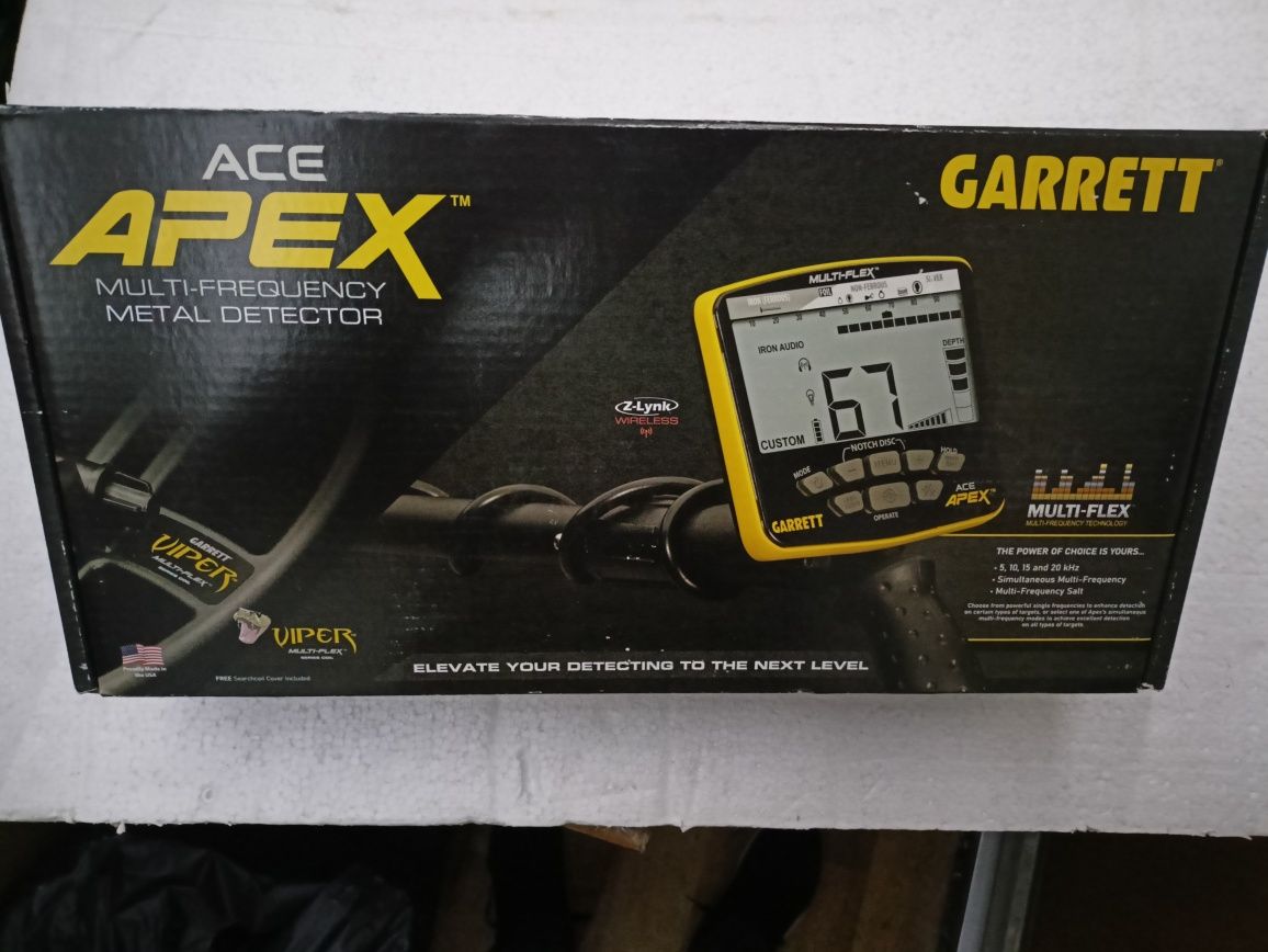 Металлоискатель Garrett ACE Apex + Pin-pointer