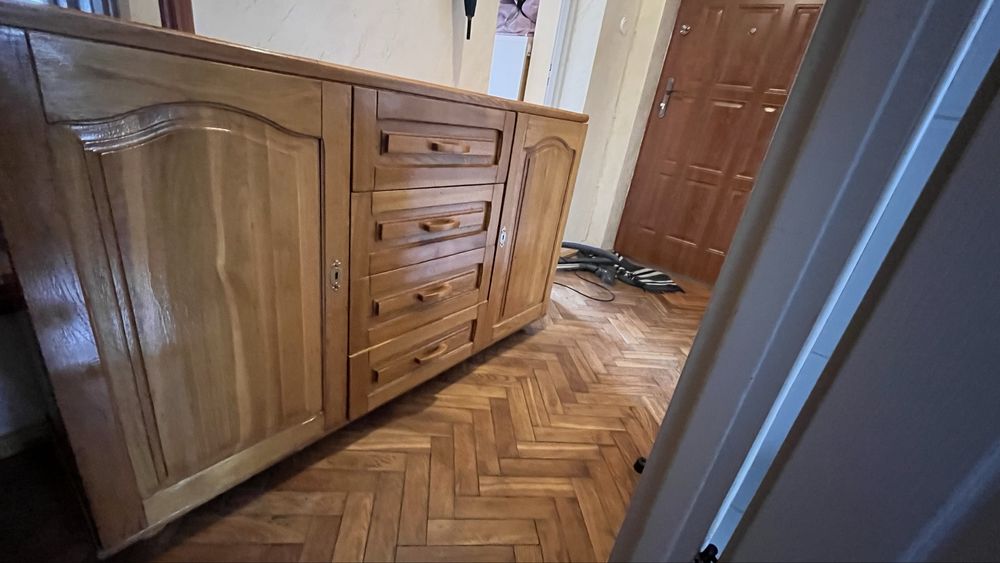 Komoda dębowa drewno