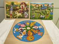 Brinquedos Montessori Puzzles e quebra-cabeças bebe e crianca
