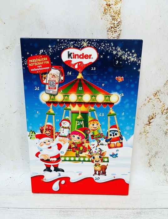 Різдвяний Адвент календар Kinder з солодощами