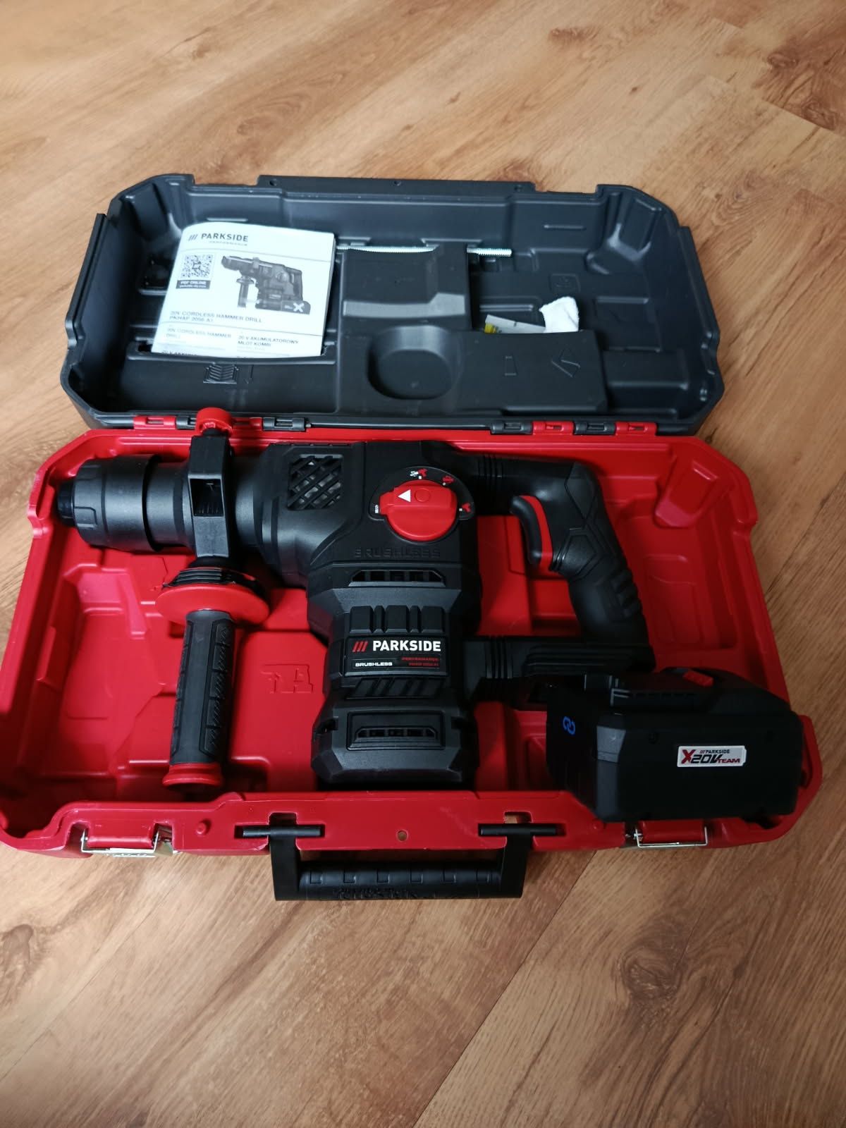 Aku młot udarowy Parkside Performer PKHAP 2058 A1  5,8J + baterie
