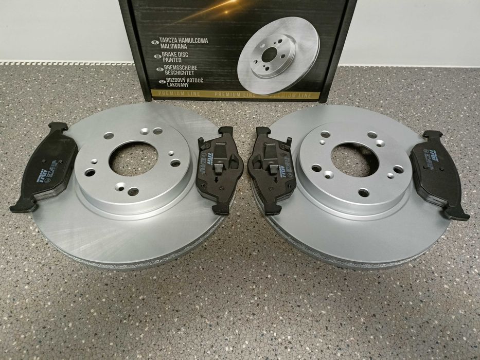 Honda Civic 06-,CR-V 02- Tarcze hamulcowe przód + klocki kpl./
