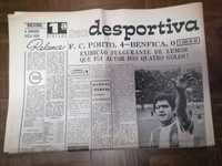 Históricos 4 Golos de LEMOS! Jogo Porto vs Benfica 1971 Jornal  ÉPOCA