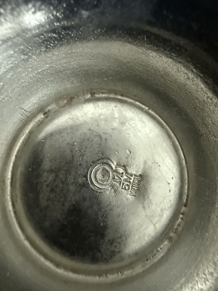 Serviço de chá e café  em casquinha trabalhada,