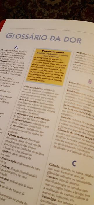 Livro "Vencer a dor" Enciclopédia Médica Prática