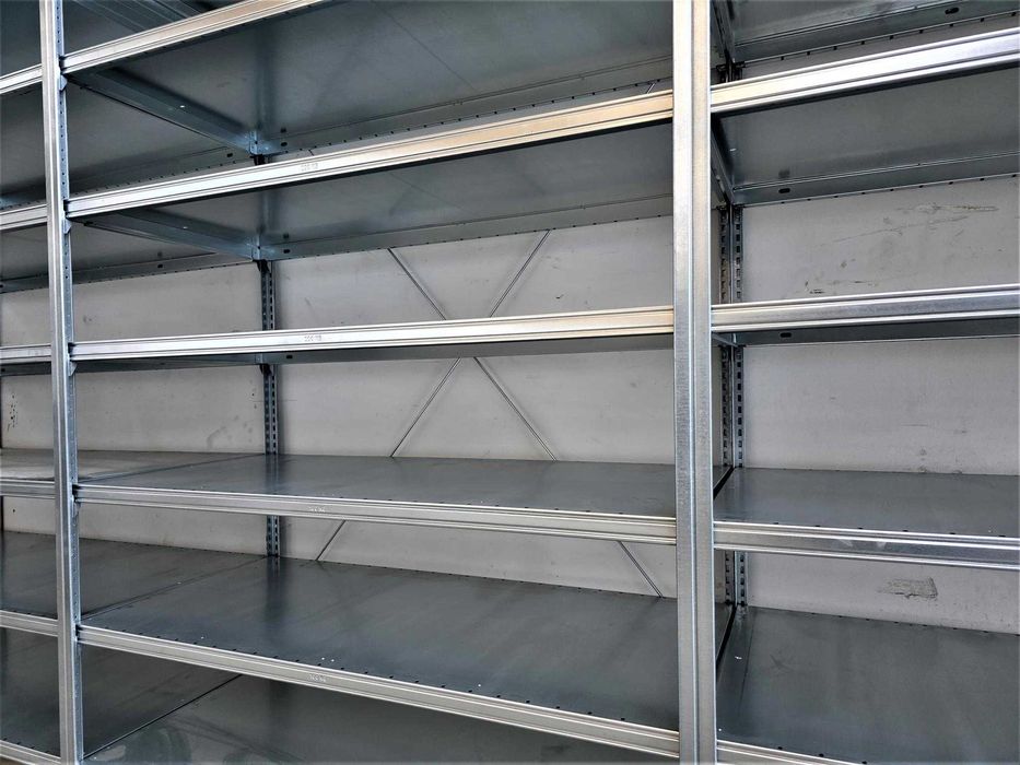 Regał Metalowy 62x220x400cm/21 Magazynowy Ocynk Garaż Piwnica Warsztat