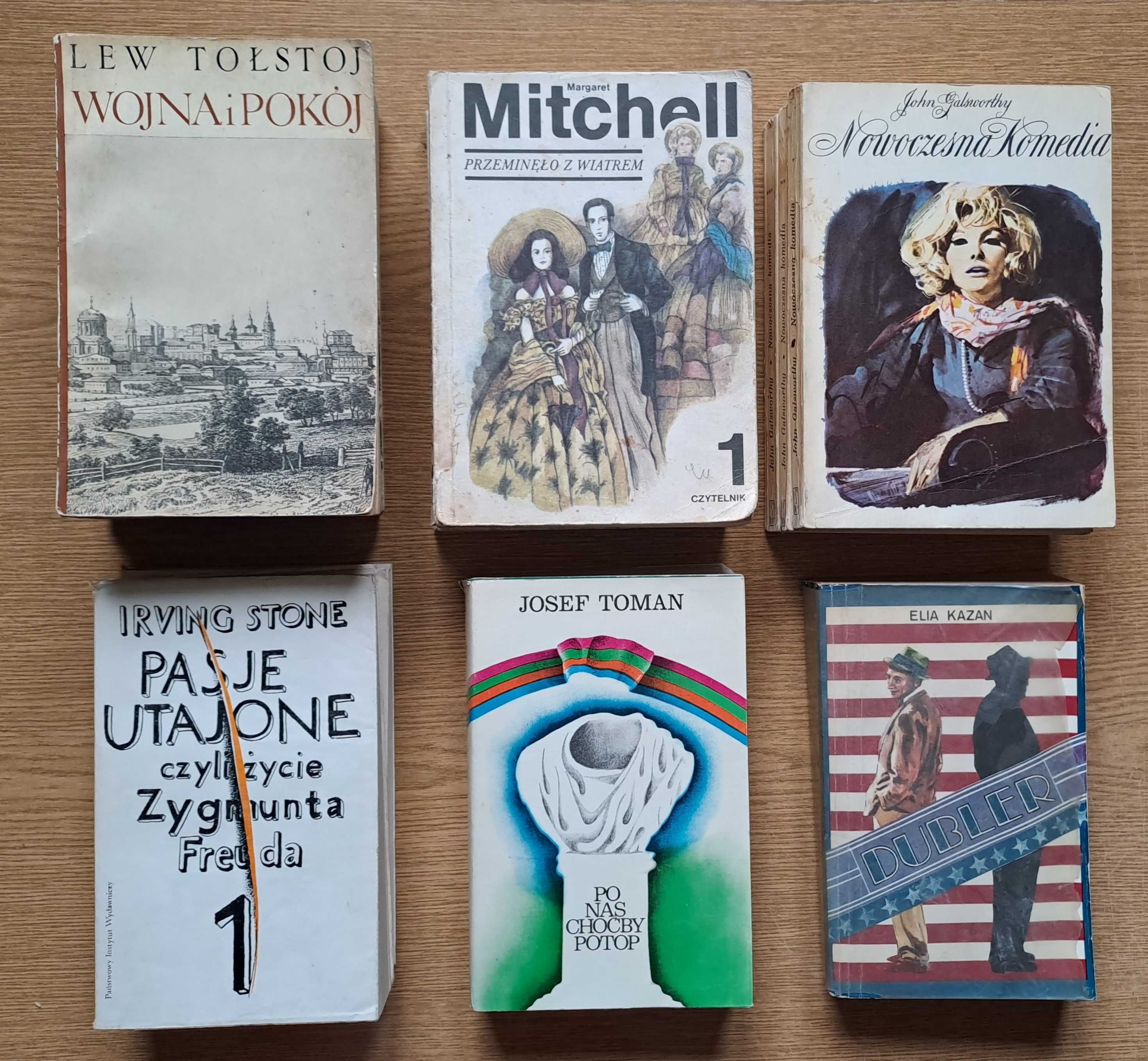 17 różnych  książek - Literatura obca  - zestaw