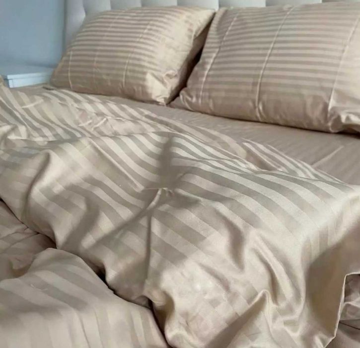 Постільна білизна страйп-сатин