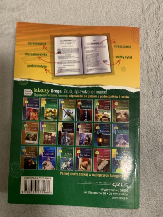 Zemsta ksiazka do szkoly