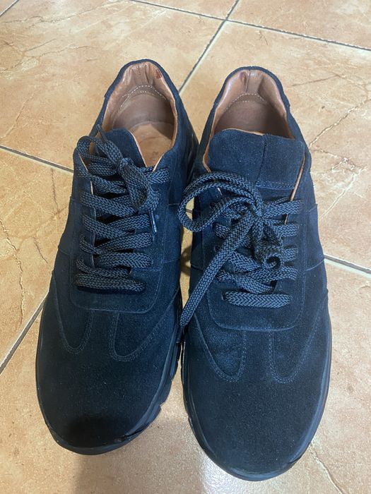 Туфли натуральная замша, р.43, новые