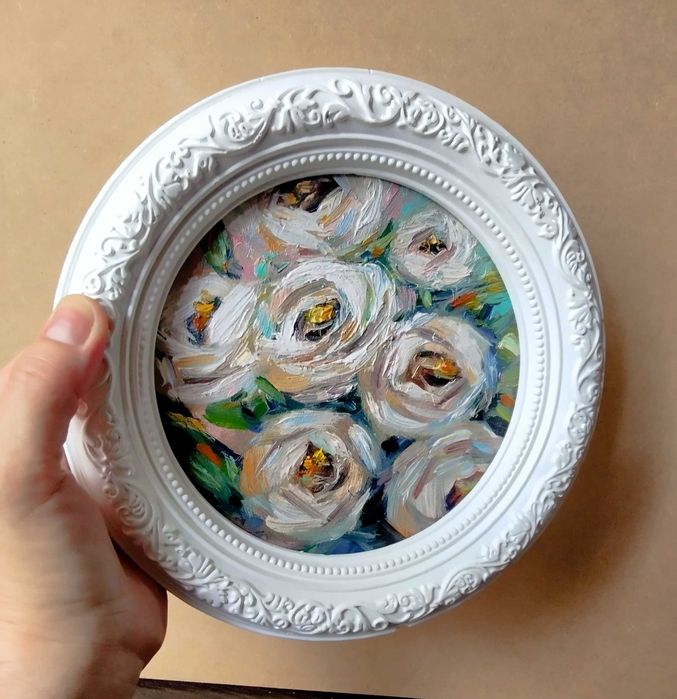 Картина в рамі кругла