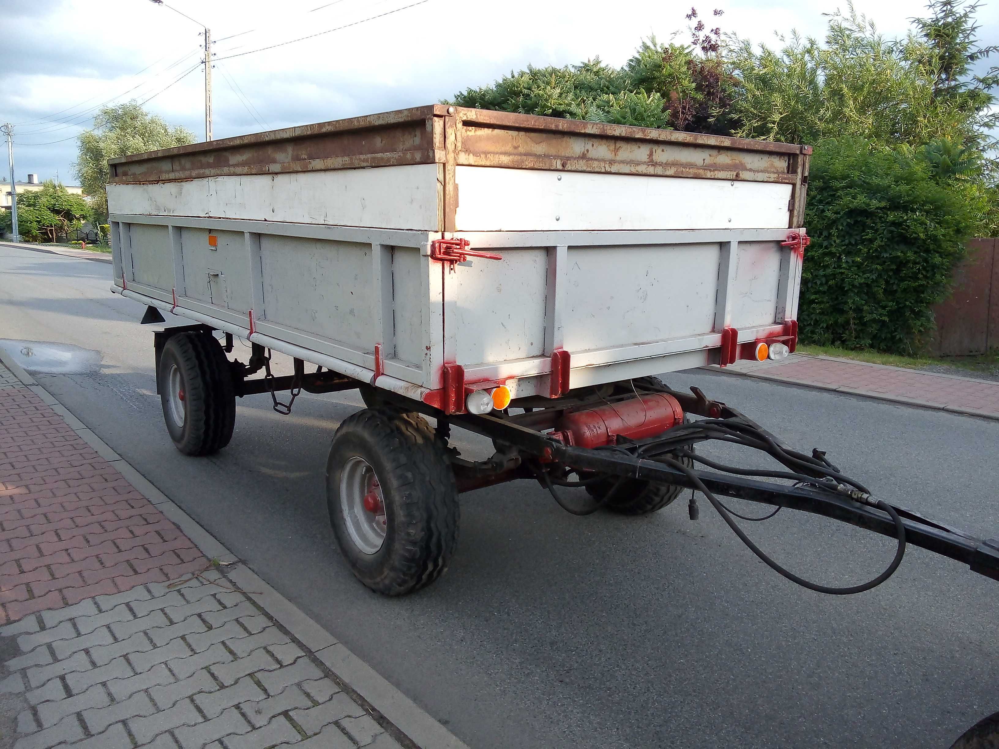 Przyczepa ROLNICZA Meprozet Kościan T 058/1 Wywrota na dwie strony