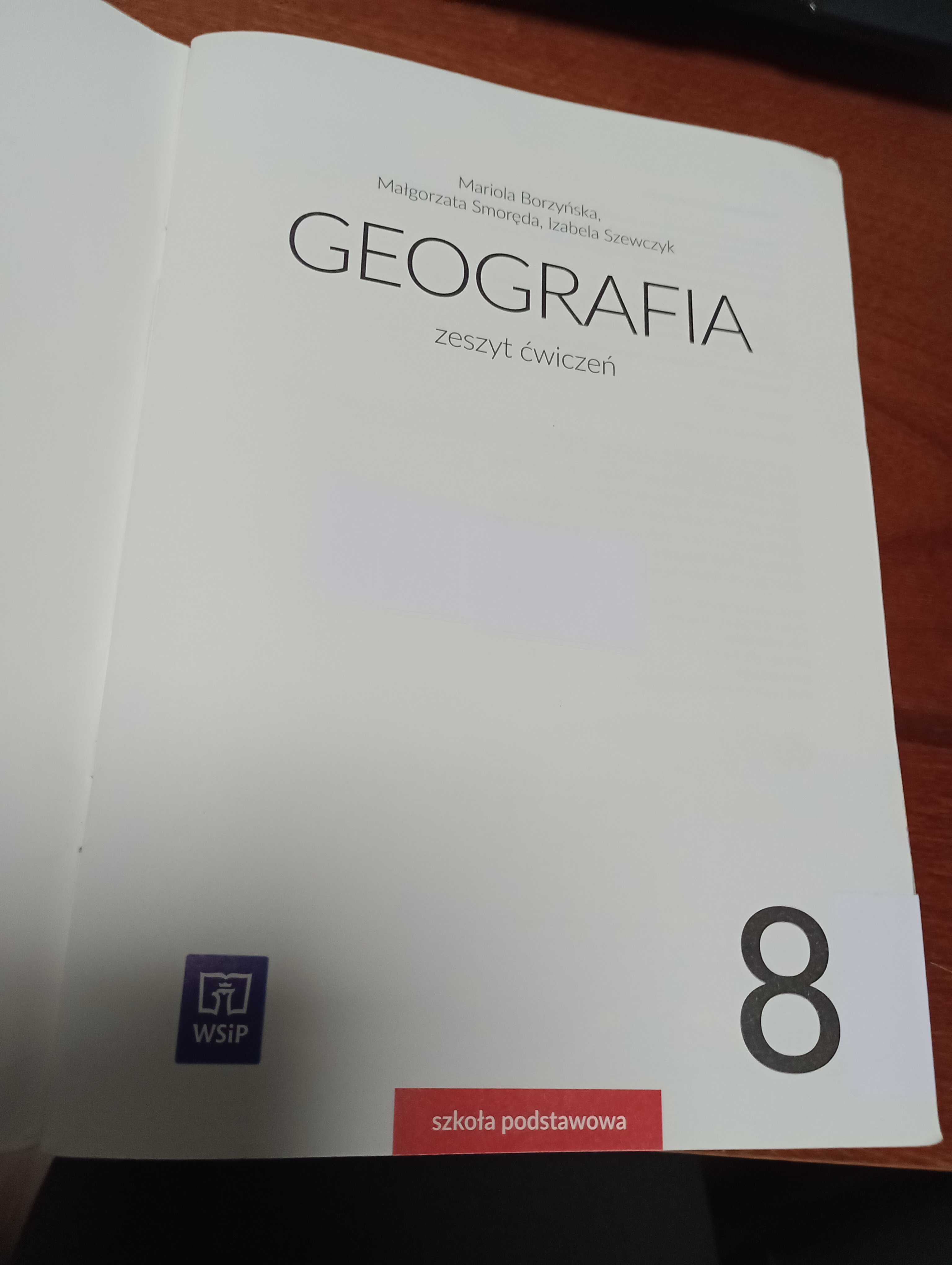 Zeszyt ćwiczeń Geografia klasa 8 z 3 zl