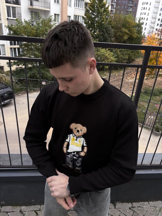 Свитер светр унісекс polo bear dubai by ralph lauren черный мужской
