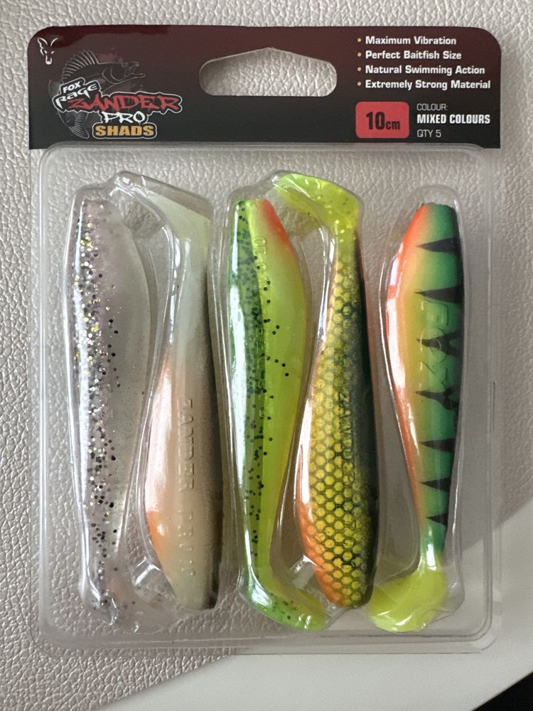 Fox Rage zestaw przynęt / gum zander 10 cm