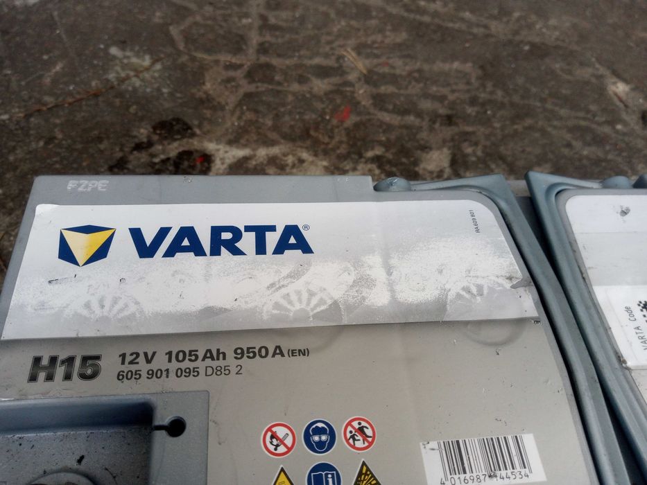 Akumulator agm Varta 105ah 2022rok