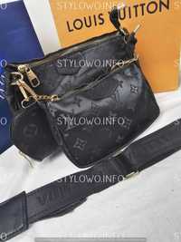 Torebka LV Louis Vuitton 3w1 monogram czarna 3D Hit Premium