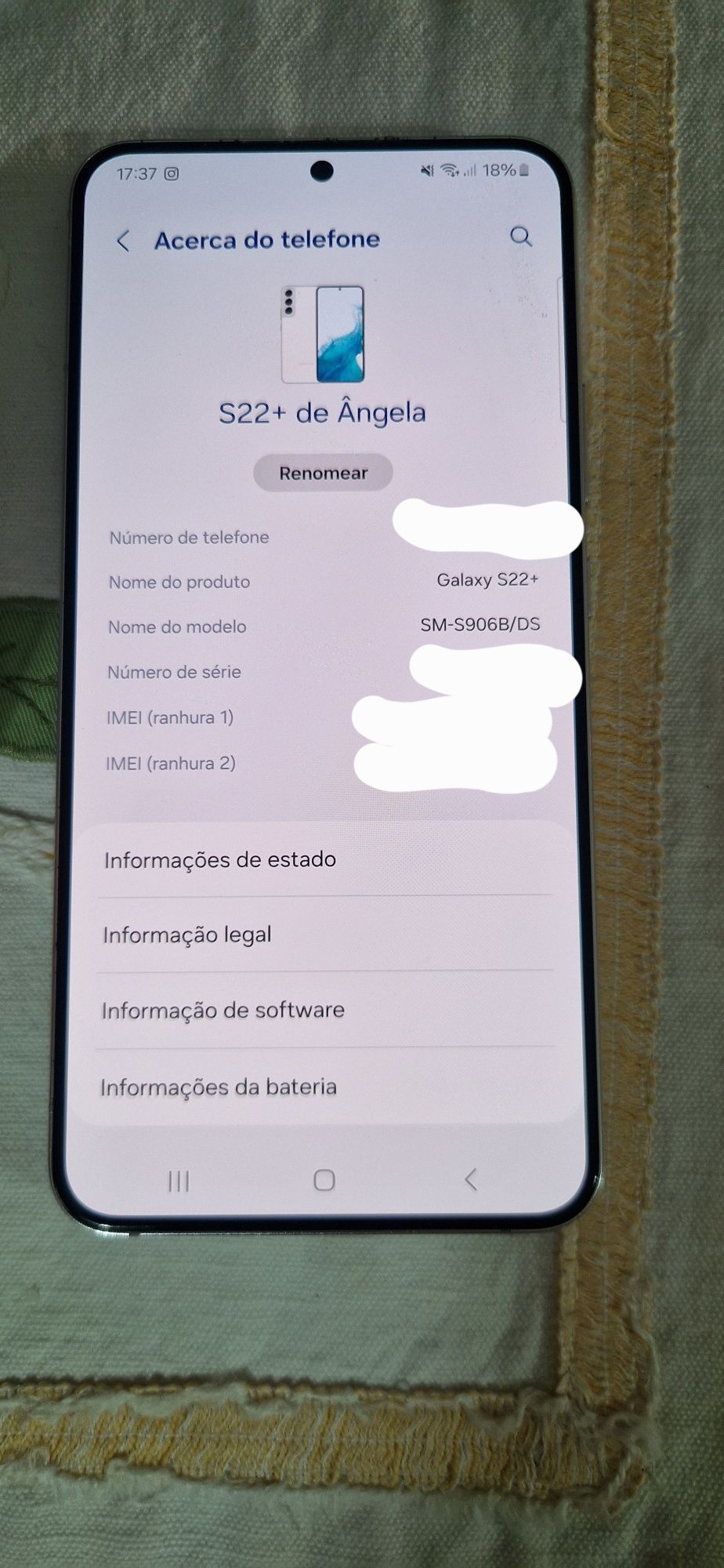 Samsung galaxy s22+ 128GB