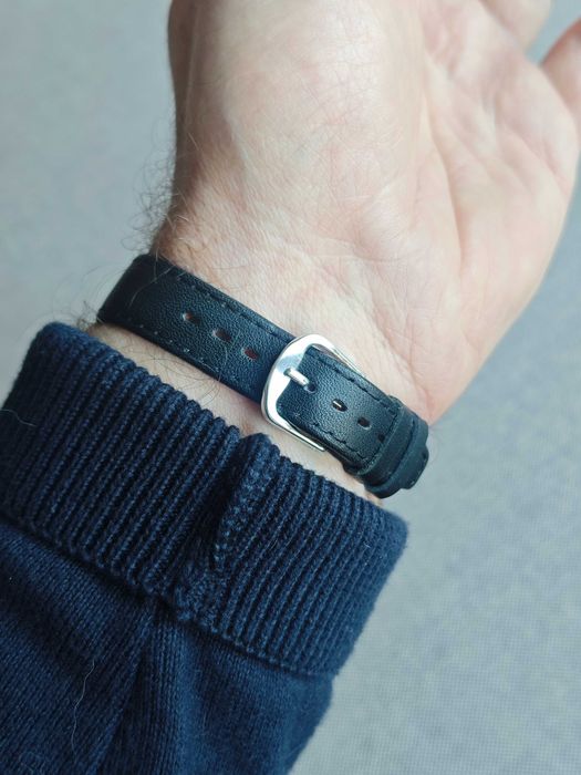 Bi-kolor SZEŚCIOKĄTNA zadbana Slava mechaniczny zegarek nakręcany