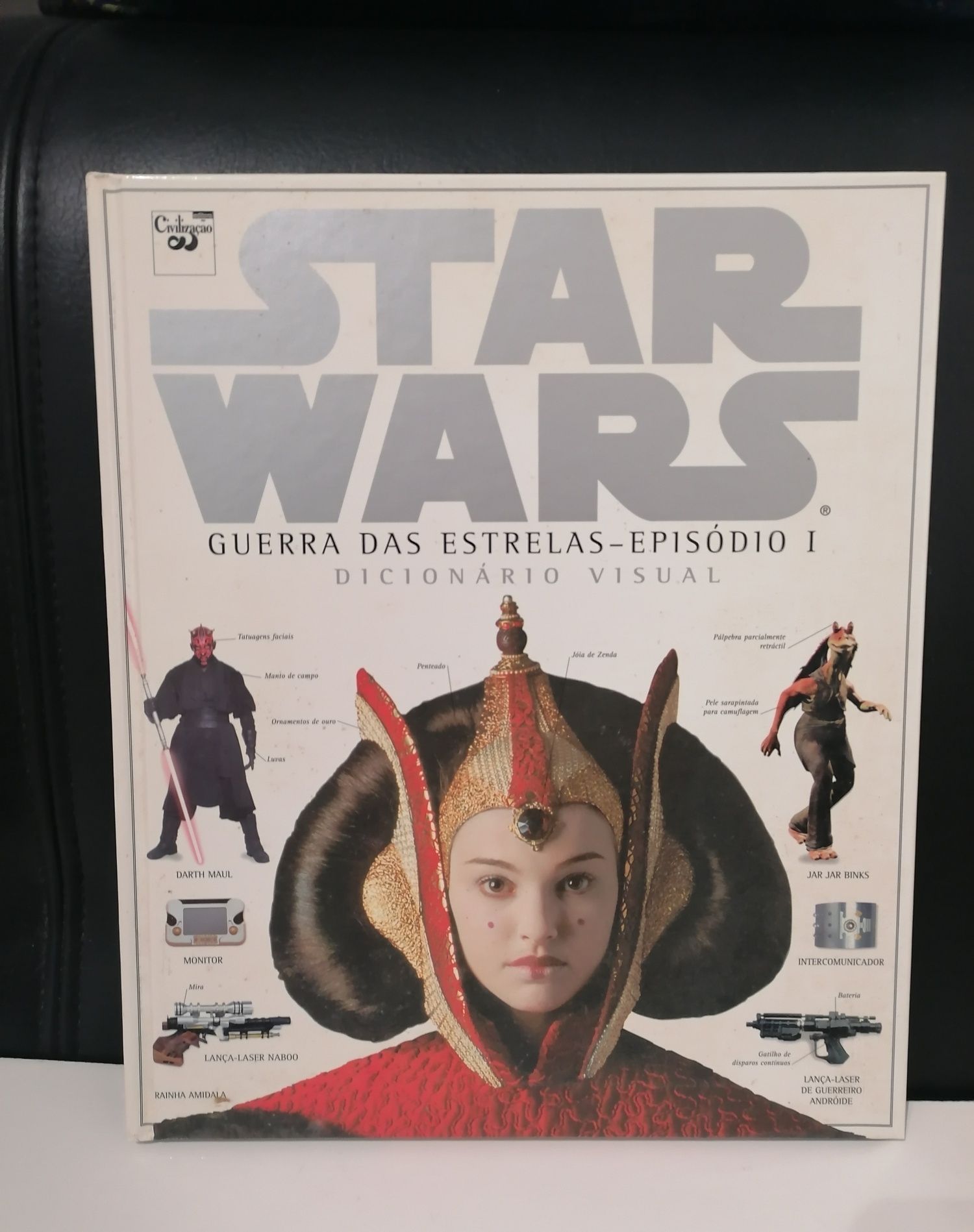 Livro Dicionário visual da Star Wars Guerra das Estrelas Episódio I