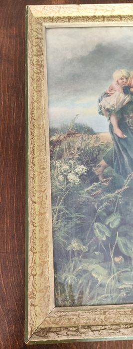 Reprodukcja obrazu «Dzieci uciekające przed burzą» K. Makowskiego