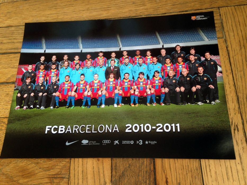 "Барселона ФК" сезона 2010-11. Карточка-фотография