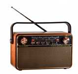 Radio VINTAGE Retro BLUETOOTH Sieciowe Akumulatorowe AUX USB PENDRIVE