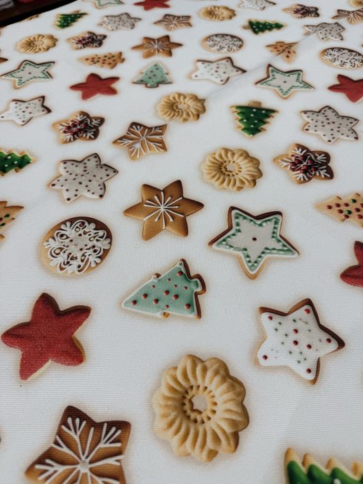 Tkanina, kupon, dekoracyjna świąteczna