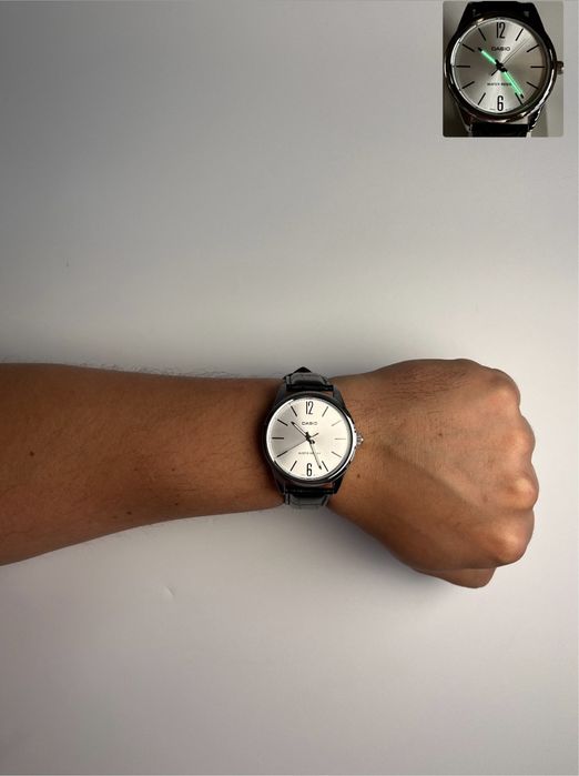 Casio MTP-V005L, годинник класичний касіо, часы касио Ø42мм