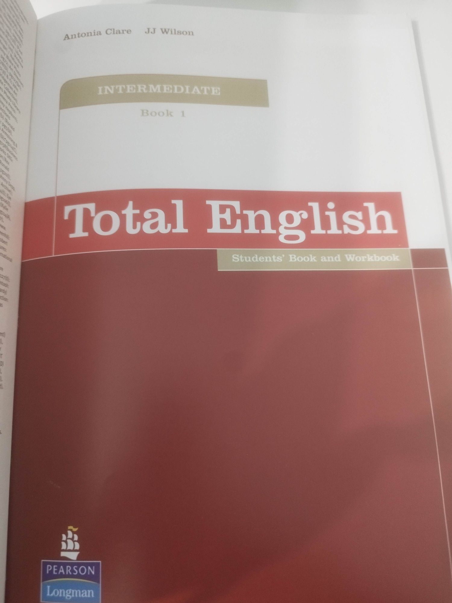 Książka total english students book and workbook Pearson Longman