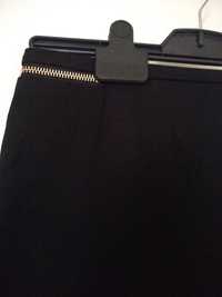 Nowa H&M HM spódnica czarna zameczki 36 S
