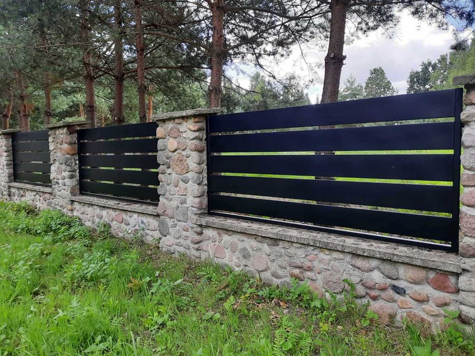 Ogrodzenie murowane, metalowe - kompleksowy montaż - od A do Z