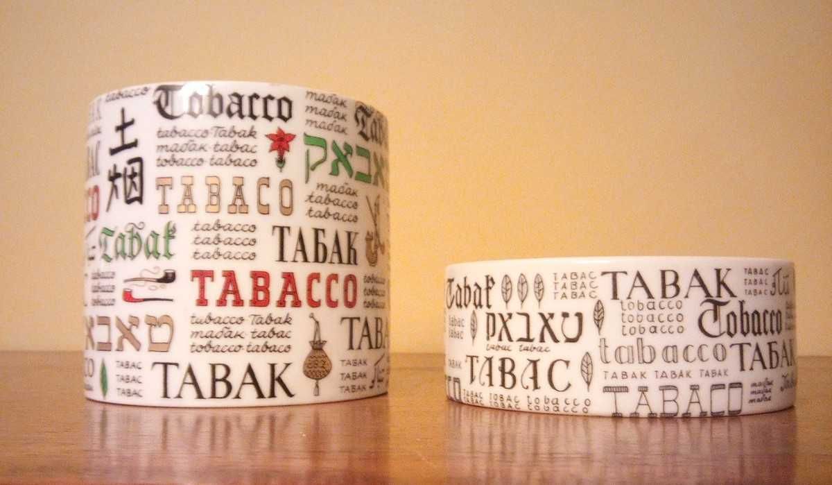 pojemnik na tabakę, 2 szt