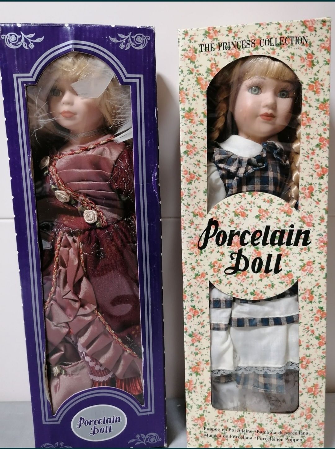 Bonecas de porcelana NOVAS