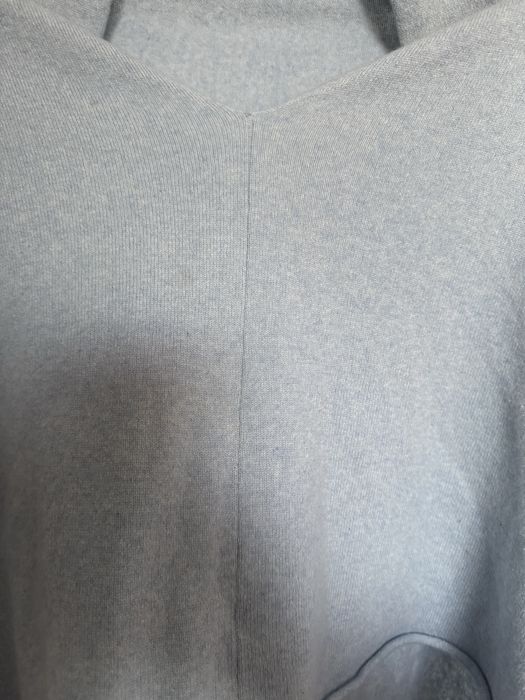 Ponczo 100% kaszmir baby blue