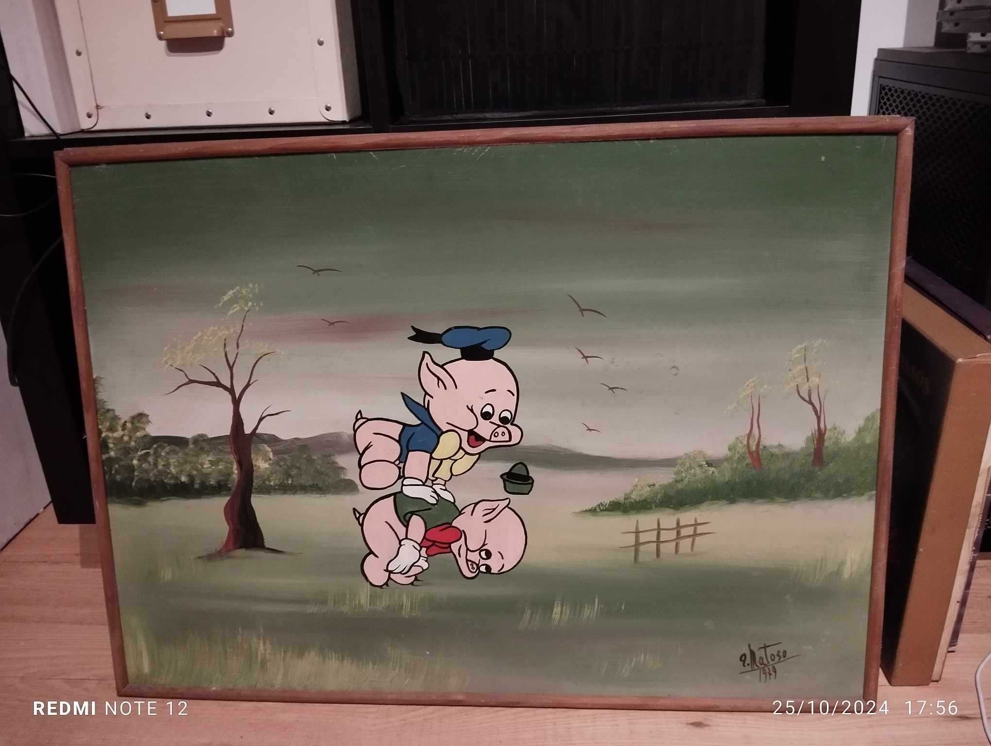 Pintura original de Adelaide Matoso - 1979