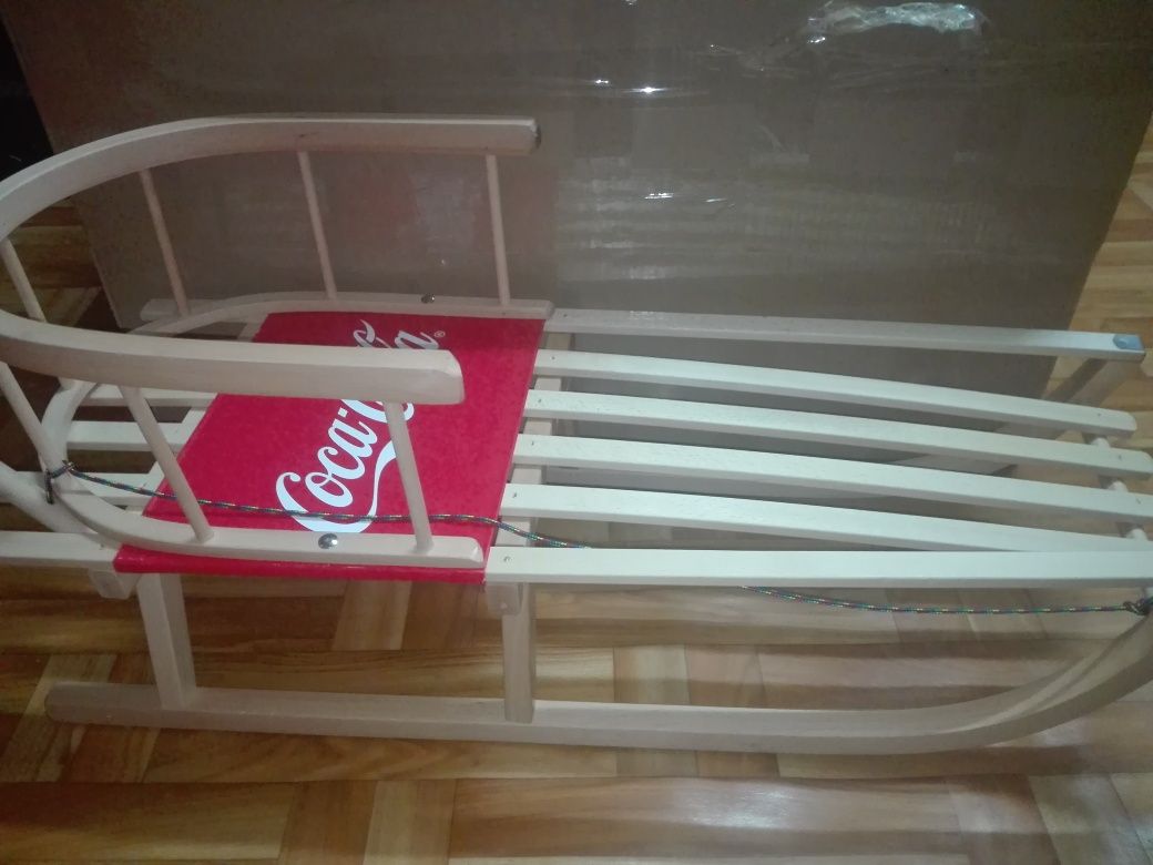 Oryginalne licencjonowane sanki Coca-Cola NOWE