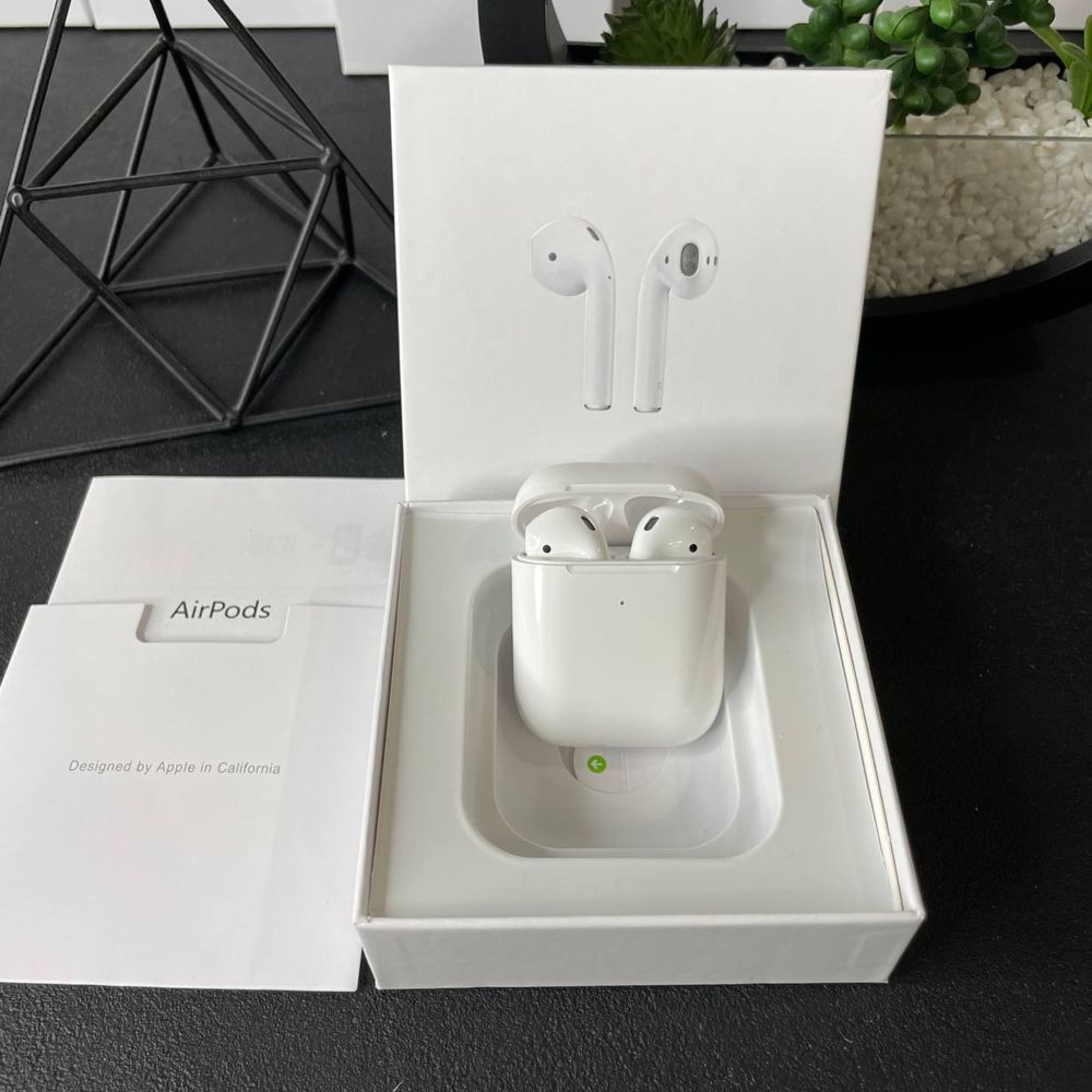 Чохол в подарунок! Навушники AirPods 2 Premium Версія 2023