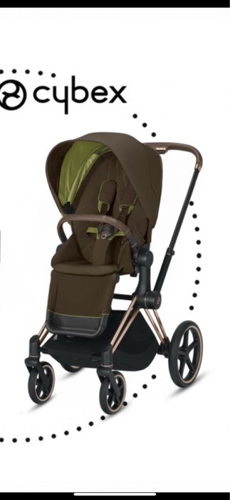 Cybex Priam 3в1+база для автокрісла, та аксесуари