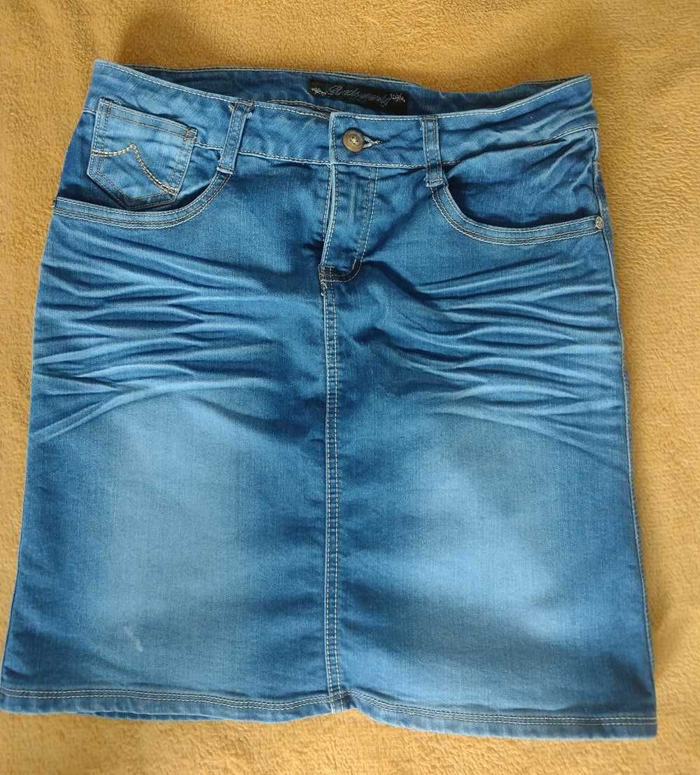 Ołówkowa spódnica JEANS roz. 40/L