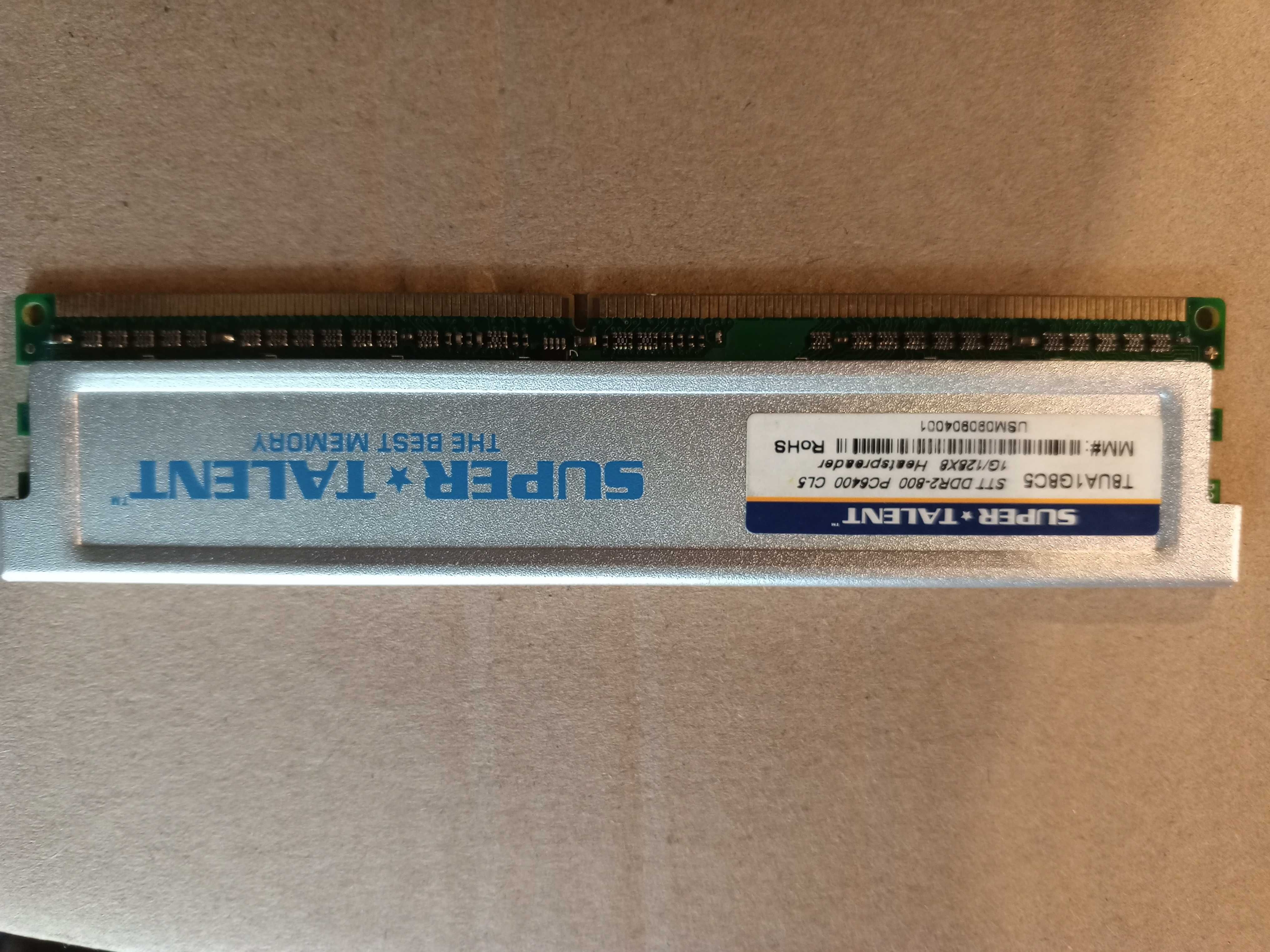 Оперативная память DDR2 1 GB STT PC2-6400 (400 MHz) (PN SUPERTALENT02)