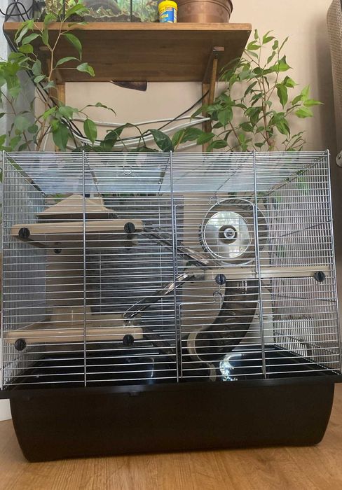 NOWA Duża Klatka Dla Chomika Piętrowa Zagroda +Tunel i Drabiny