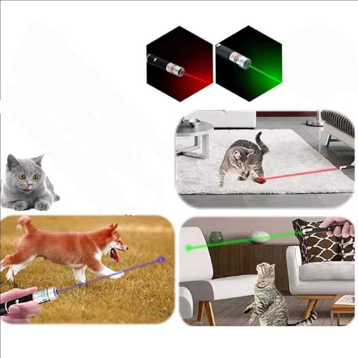 Zabawka dla kota Czerwony Wskaźnik Laserowy LED