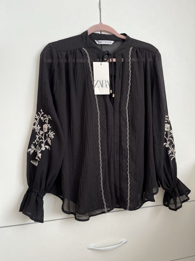 Сорочка вишиванка Zara xs s m