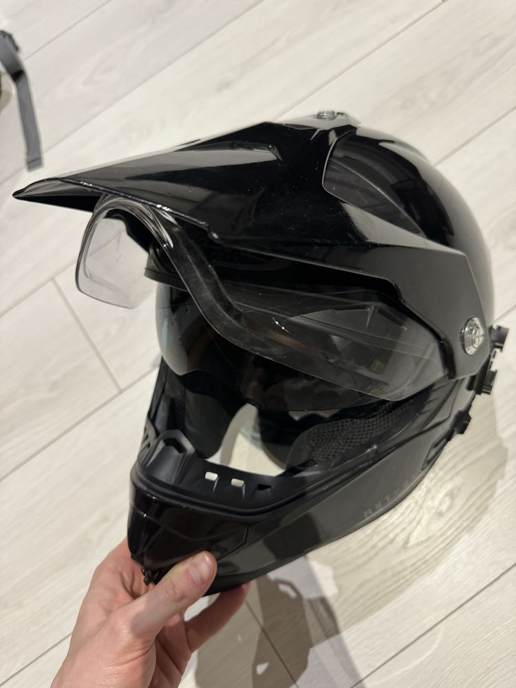 Kask cross motor ozone z wizjerem